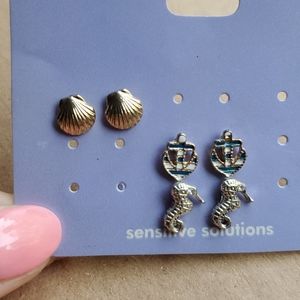 Ocean Theme Earrings - Sensitive Solutions